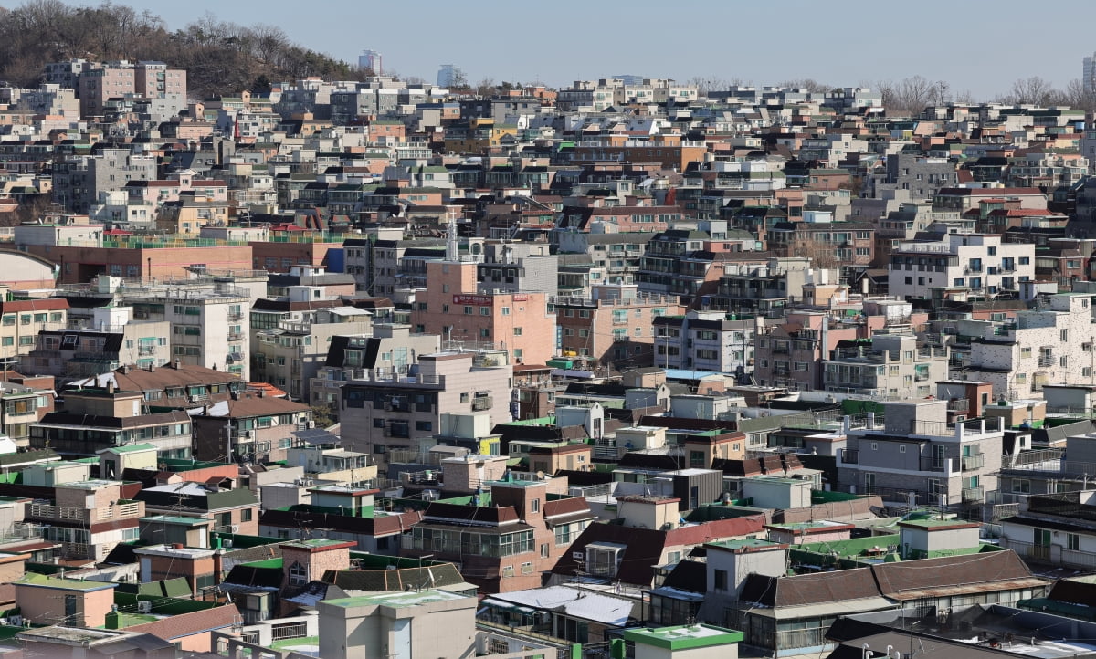 서울 강서구 일대에 밀집한 빌라와 오피스텔 모습. 사진=한경DB