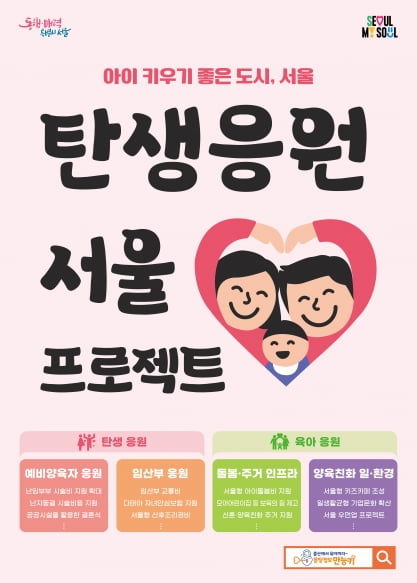 오세훈표 저출생 대책에 힘 쏟는 서울시…1.8조 투입한다