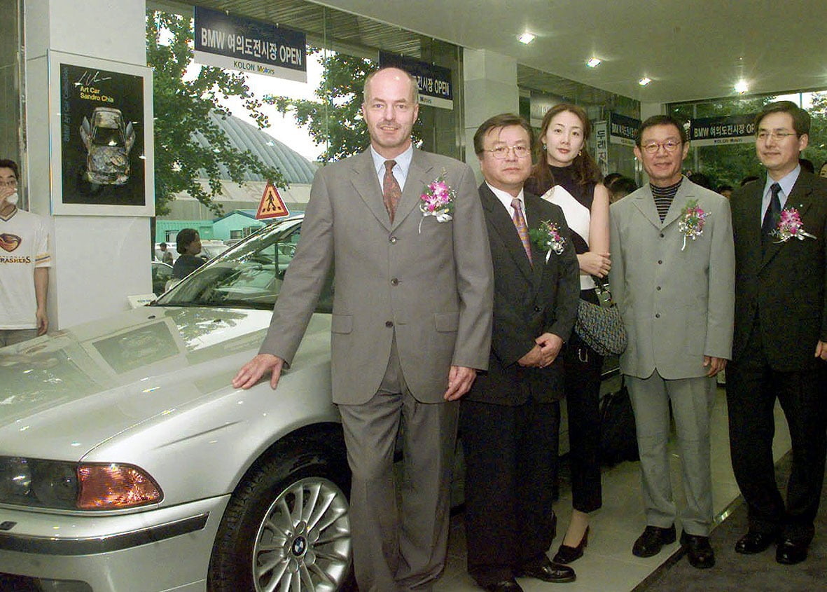 2000년 서울 여의도 BMW 전시장. 한경DB