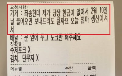 "엄마 생신인데 돈이 없어서"…카지노 꽁머니 즉시지급 외상 주문에 '한숨'