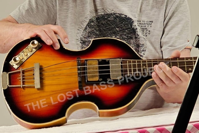 다시 찾은 폴 매카트니의 베이스 기타 /사진='로스트 베이스' 프로젝트 홈페이지
