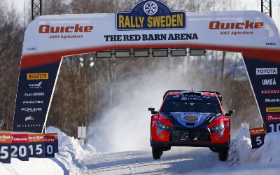 현대차, 빙판길 뚫고 2024 WRC 스웨덴 랠리 우승