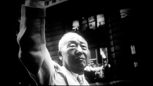 영화 '건국전쟁'에 담긴 이승만 전 대통령의 1954년 방미 기간 뉴욕 맨해튼 '영웅의 거리' 카퍼레이드 장면 /다큐스토리 제공 