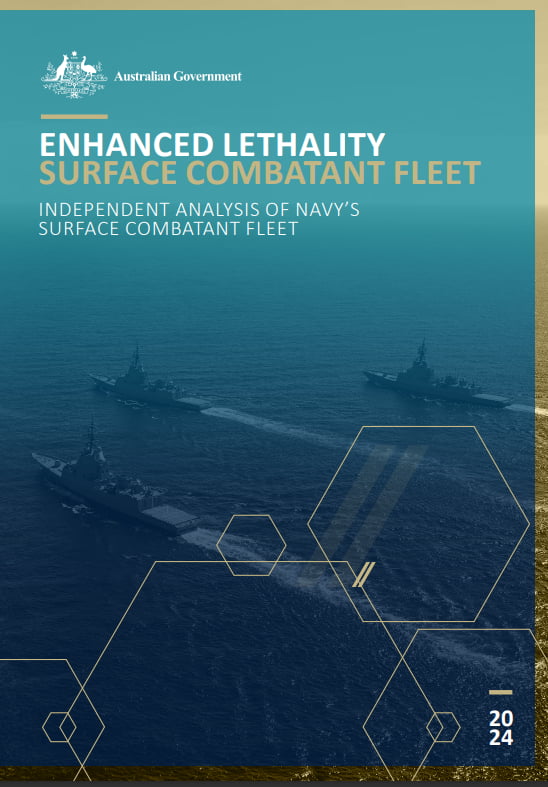 호주 정부의 해군 함정사업 계획 표지/ 호주 국방부 