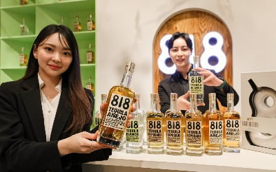 [포토] 국순당, 세계적인 모델 캔달 제너 '818 데킬라' 국내 론칭