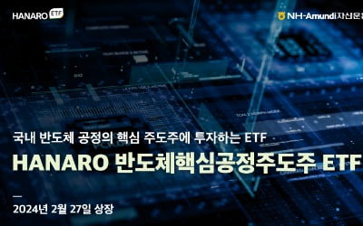 NH아문디, 'HANARO 반도체핵심공정주도주' ETF 상장