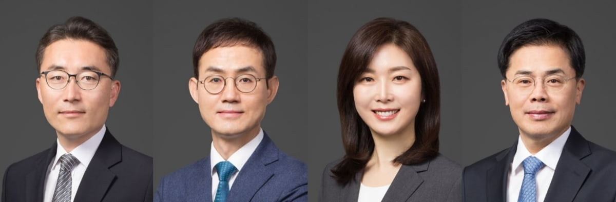 왼쪽부터 권오석·신신호·배정현·김상철 변호사. 법무법인 태평양 제공