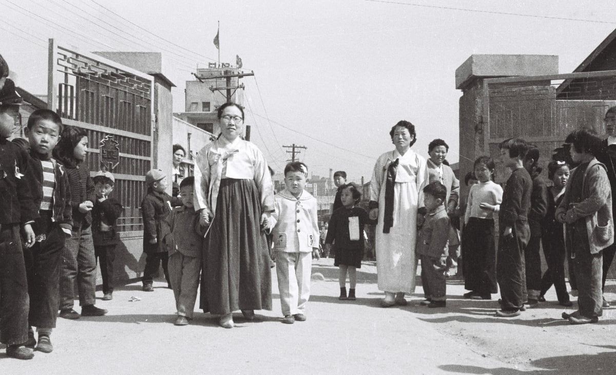 1959년 서울 남대문국민학교 입학식/한경디지털자산