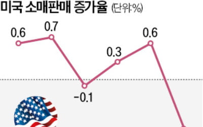 美 소매 판매 0.8% '뚝'…10개월來 최대폭 감소