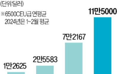 "부르는 게 값"…10배 뛴 車운반선 용선료