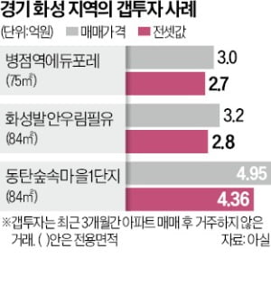 "3억 화성 아파트 3000만원에"…갭투자 다시 늘어나네