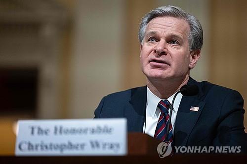 FBI국장 "中, 유사시 美인프라 공격 준비"…中 "근거없는 먹칠"(종합2보)