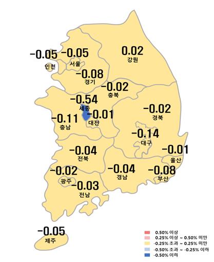 아파트 전셋값 28주만에 상승 멈춰…매매가는 10주째 하락