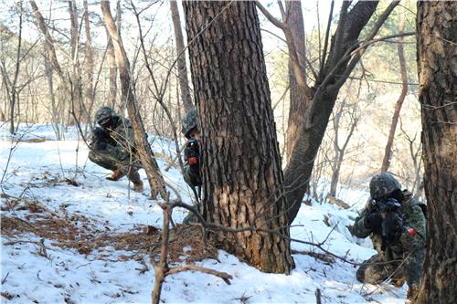 "훈련이 곧 작전" 육군 23경비여단, 혹한기 전술훈련