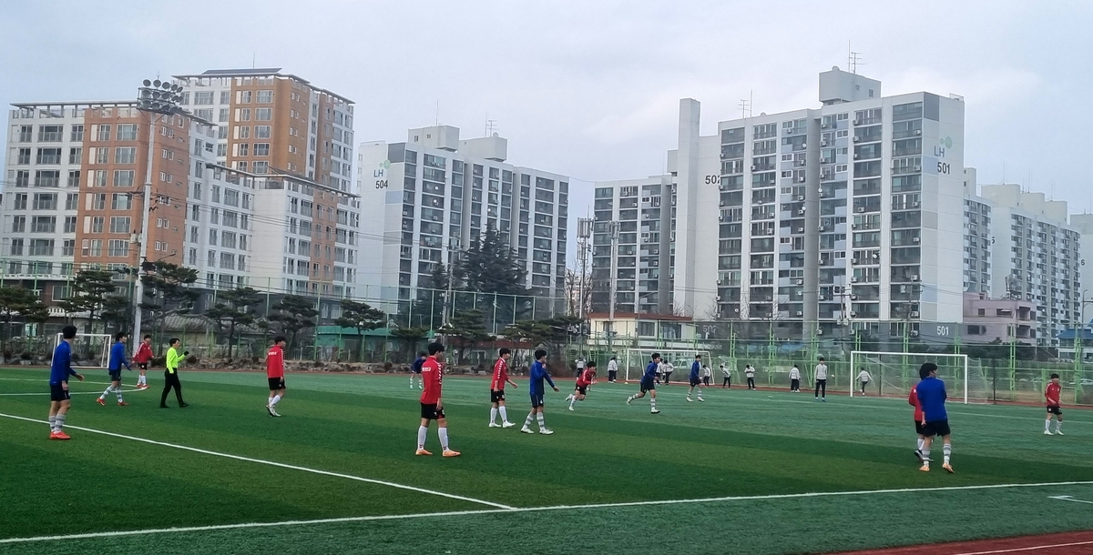 전지훈련과 대회를 함께…강릉 축구·야구 스토브리그 인기