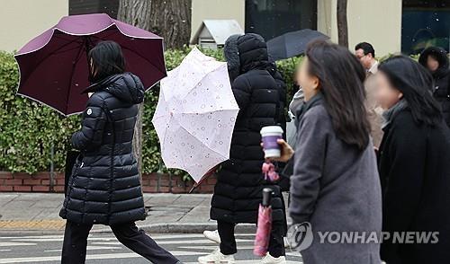 대전·세종·충남 아침기온 떨어져 추워…낮 기온 6∼10도