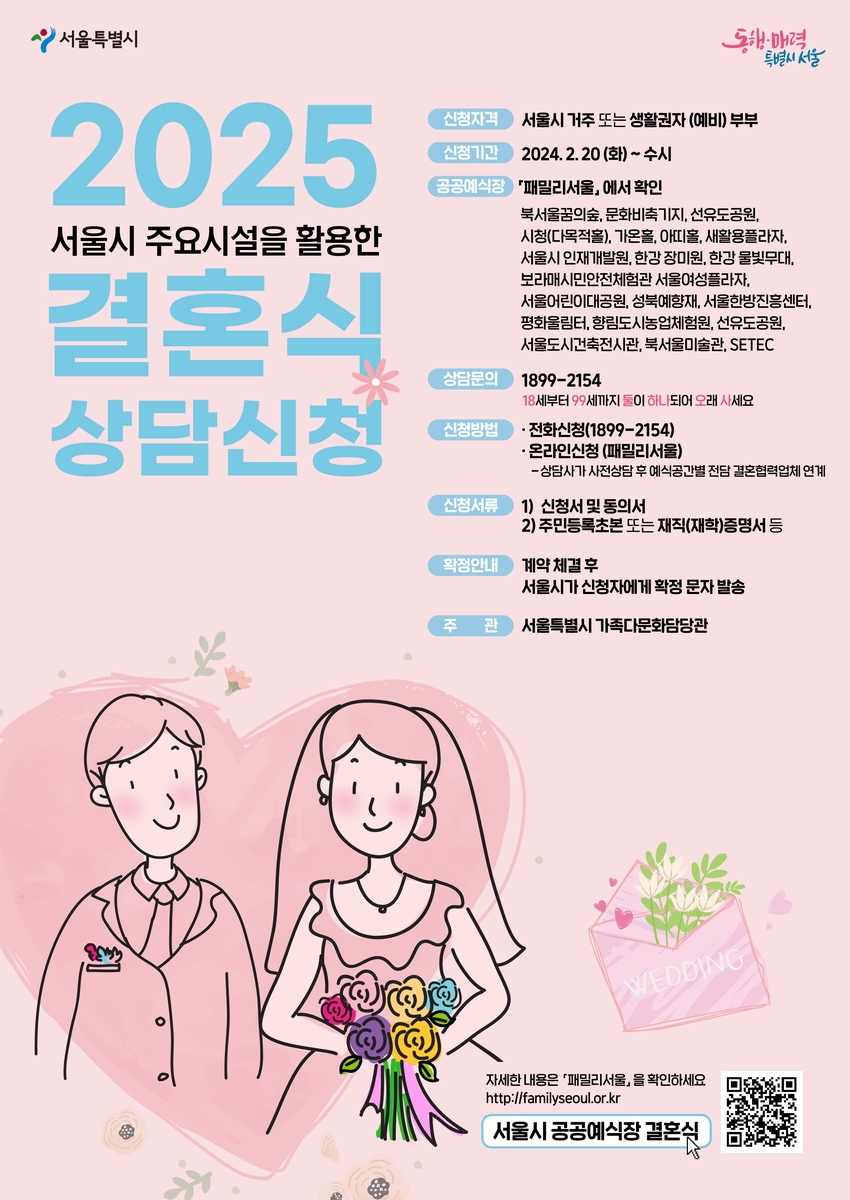 서울시 "시내 미술관·한옥서 900만원대 실속결혼식 어때요"