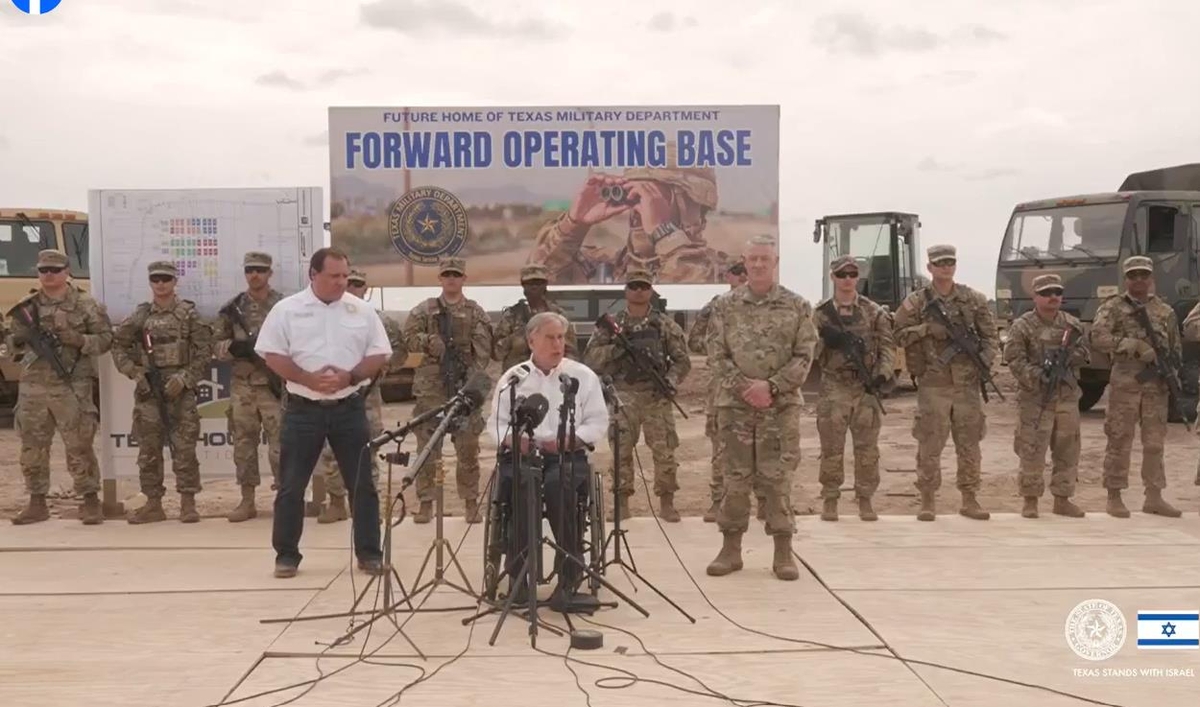 美텍사스, 국경지대에 2천여명 군사기지 건설…"불법입국 단속"