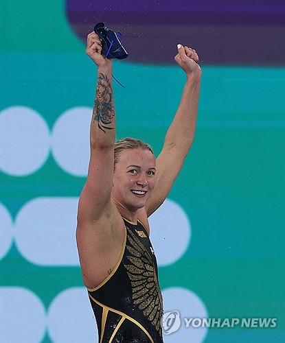 메일루타이트, 세계수영 사상 첫 여자 평영 50ｍ 3회 우승