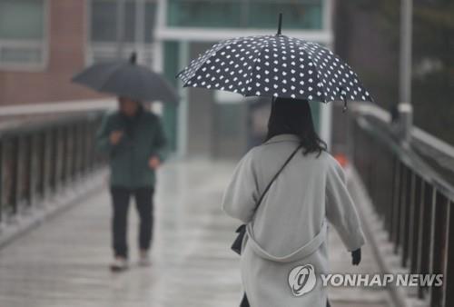 대전·세종·충남 흐리고 비…낮 최고 7∼10도