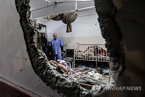 WHO "군진입 가자 병원, 후송작전에도 환자 180여명 남아"