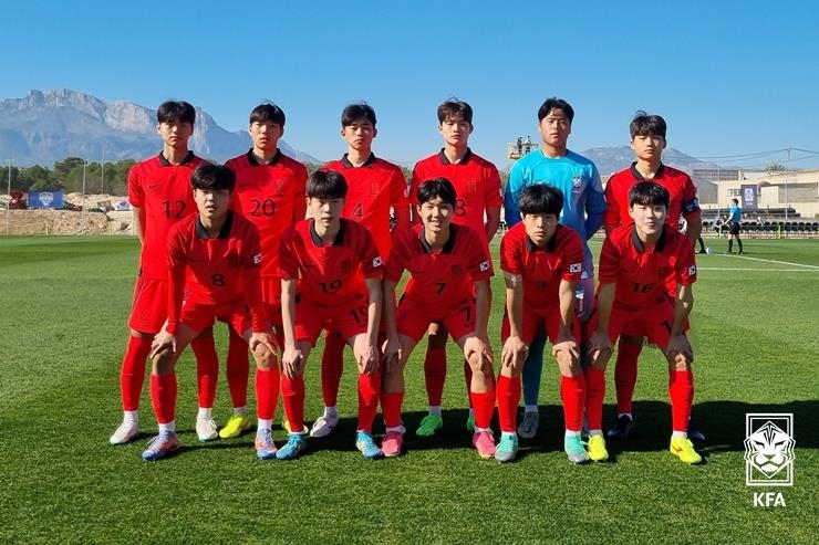 '백기태호' 남자 U-16 대표팀, 스웨덴 친선전서 2-0 승리