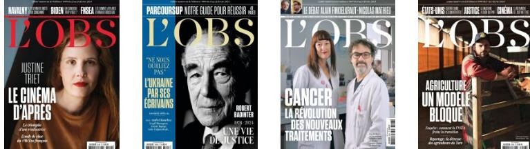 위기의 프랑스 뉴스 잡지, 쪽수 줄이고 웹사이트에 전력