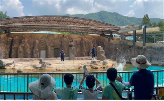 서울대공원 "물범 친구들을 소개합니다"…초등생 현장교육