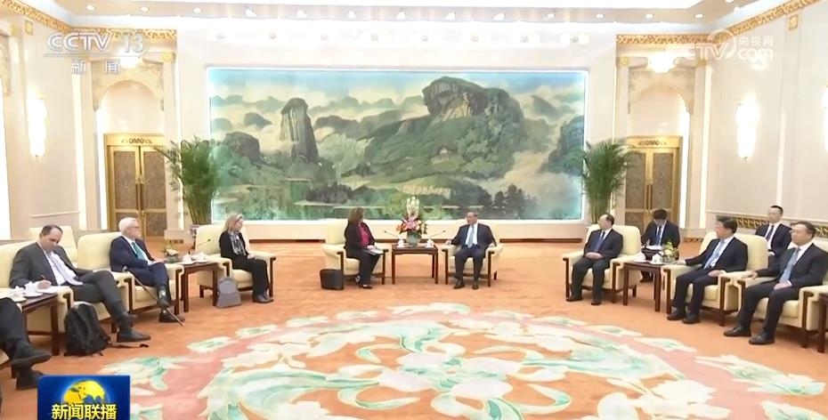 中총리, 방중한 美상의 회장 면담…"중국 투자 환영"