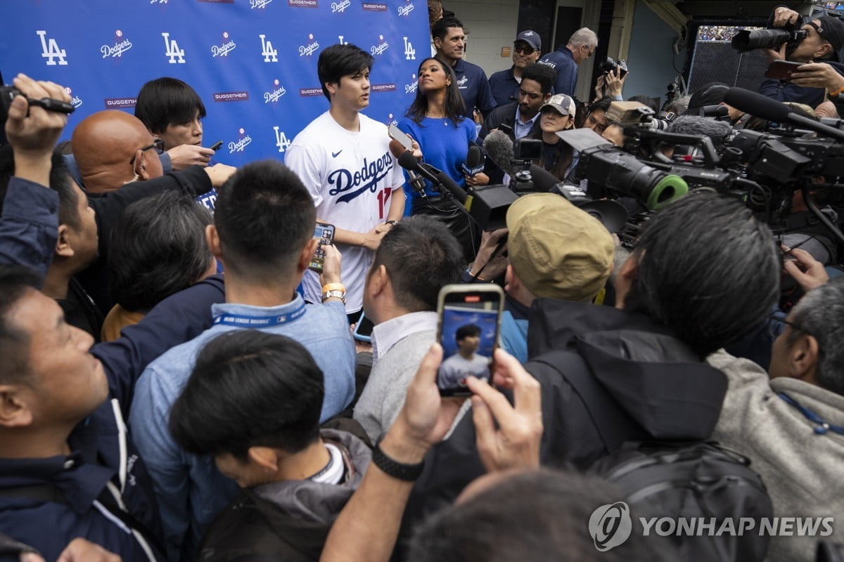 재활훈련 오타니 "서울 개막전 출전 확신"