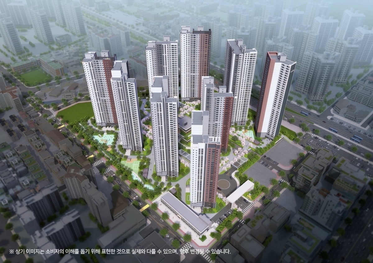 두산건설 '두산위브더제니스 센트럴 계양' 분양 완료
