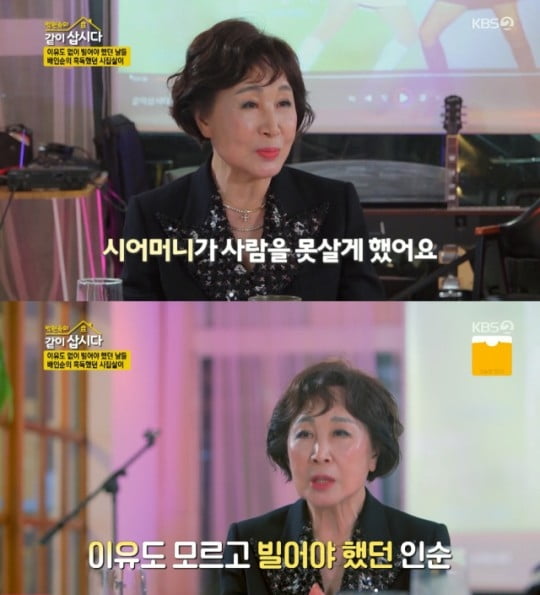 Bae In-sook, divorced from a chaebol family, received 2.5 billion won in alimony