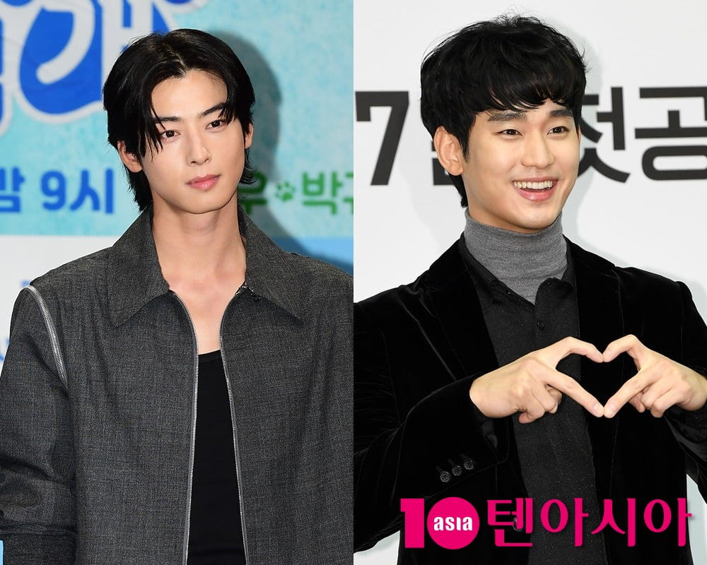 차은우, 김수현./사진=텐아시아DB