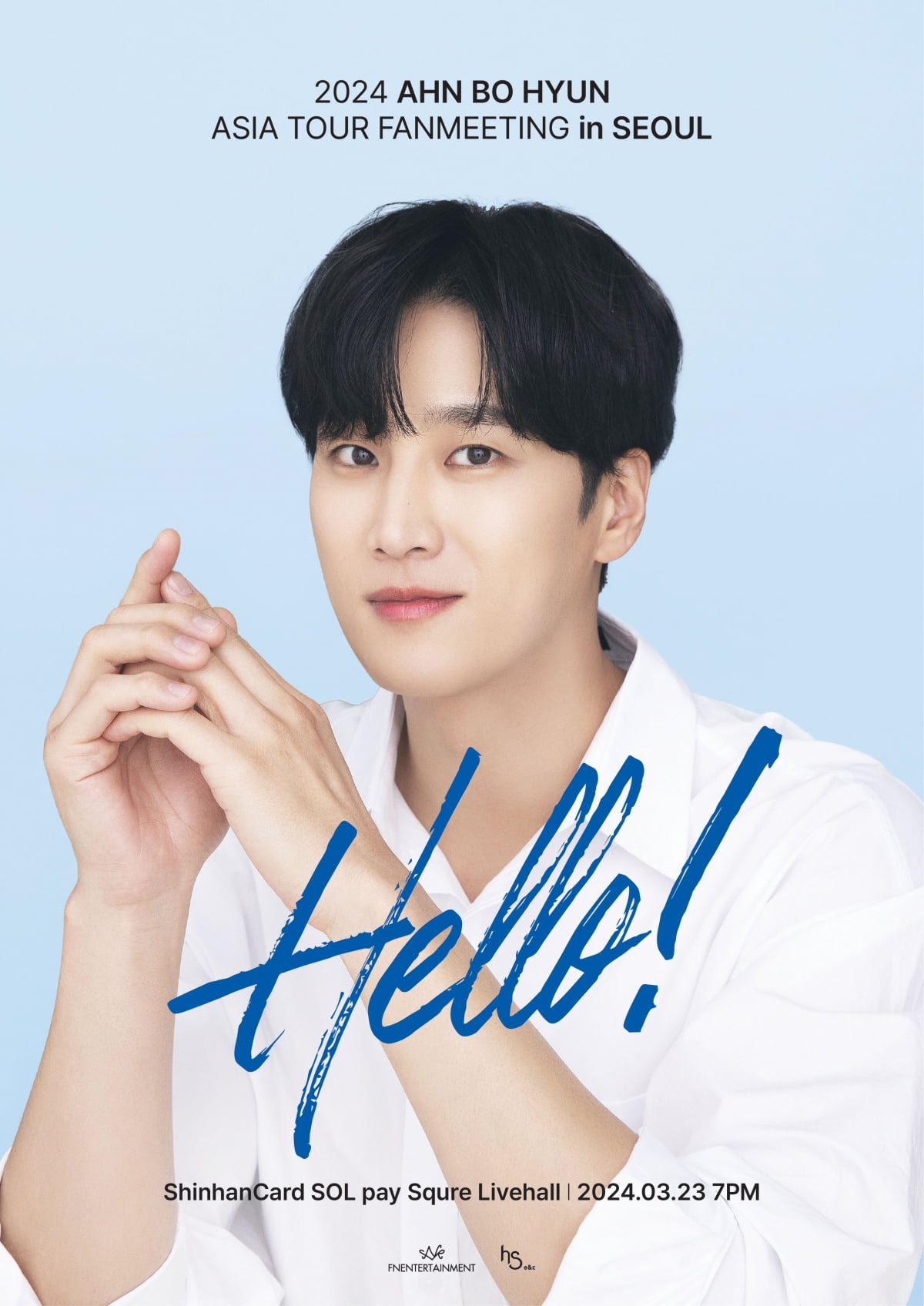 Actor Ahn Bo-hyun holds his first solo fan meeting tour 'Hello!' after his debut. progress