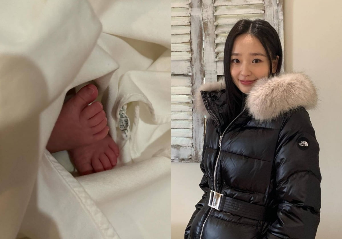 Son Yeon-jae released a photo of her son.