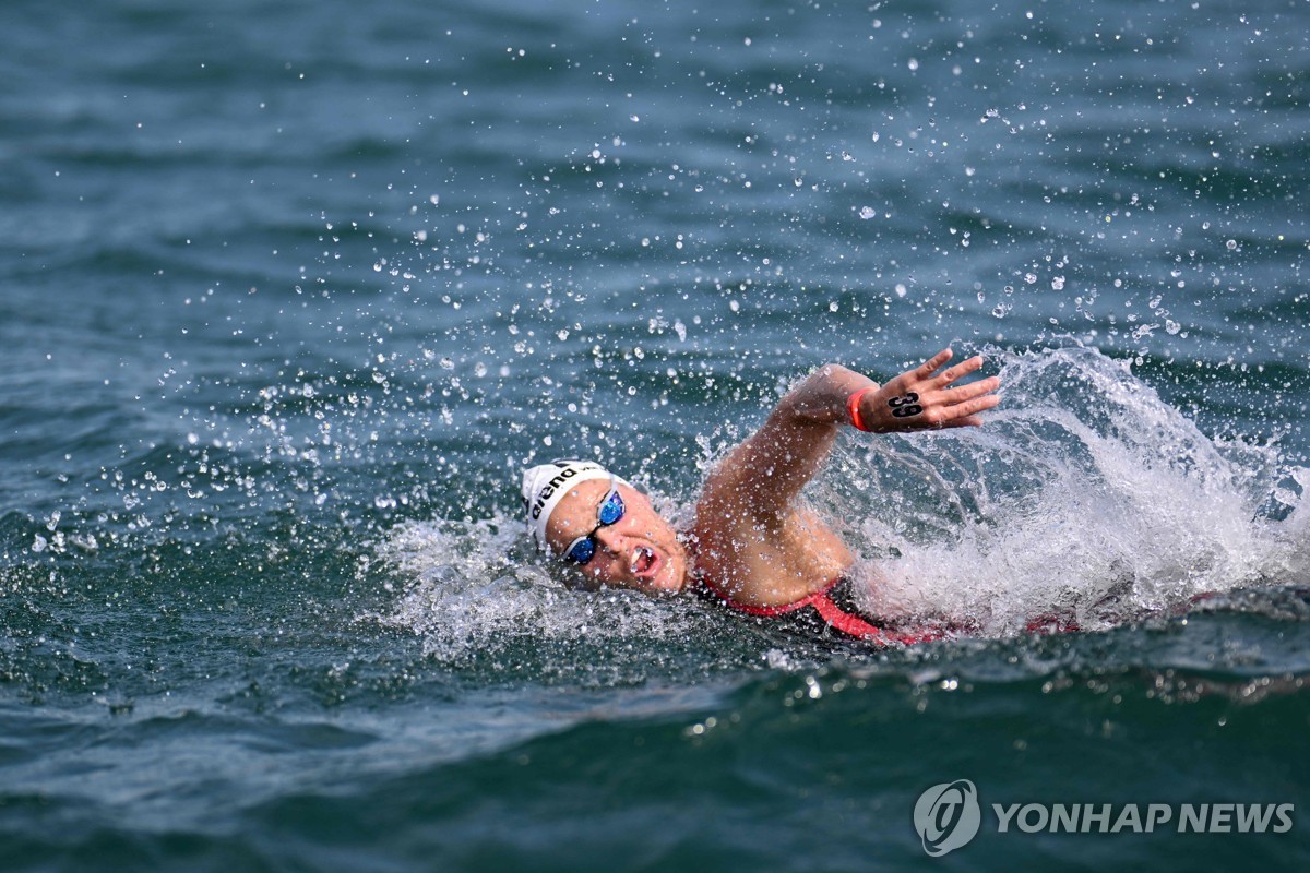 이해림, 도하 세계선수권 마라톤 수영 여자 10㎞ 42위