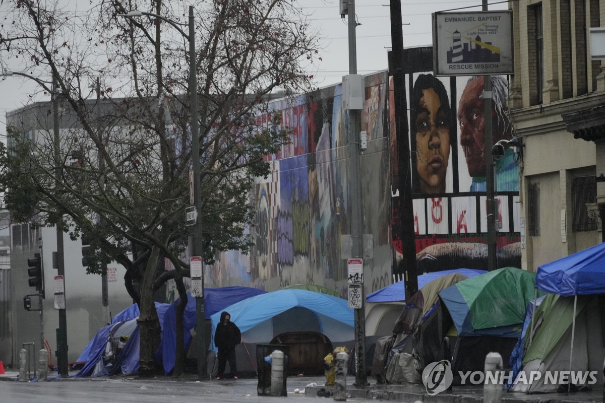 "마약 확산 탓 LA 노숙인 사망 10년 새 4배 급증"