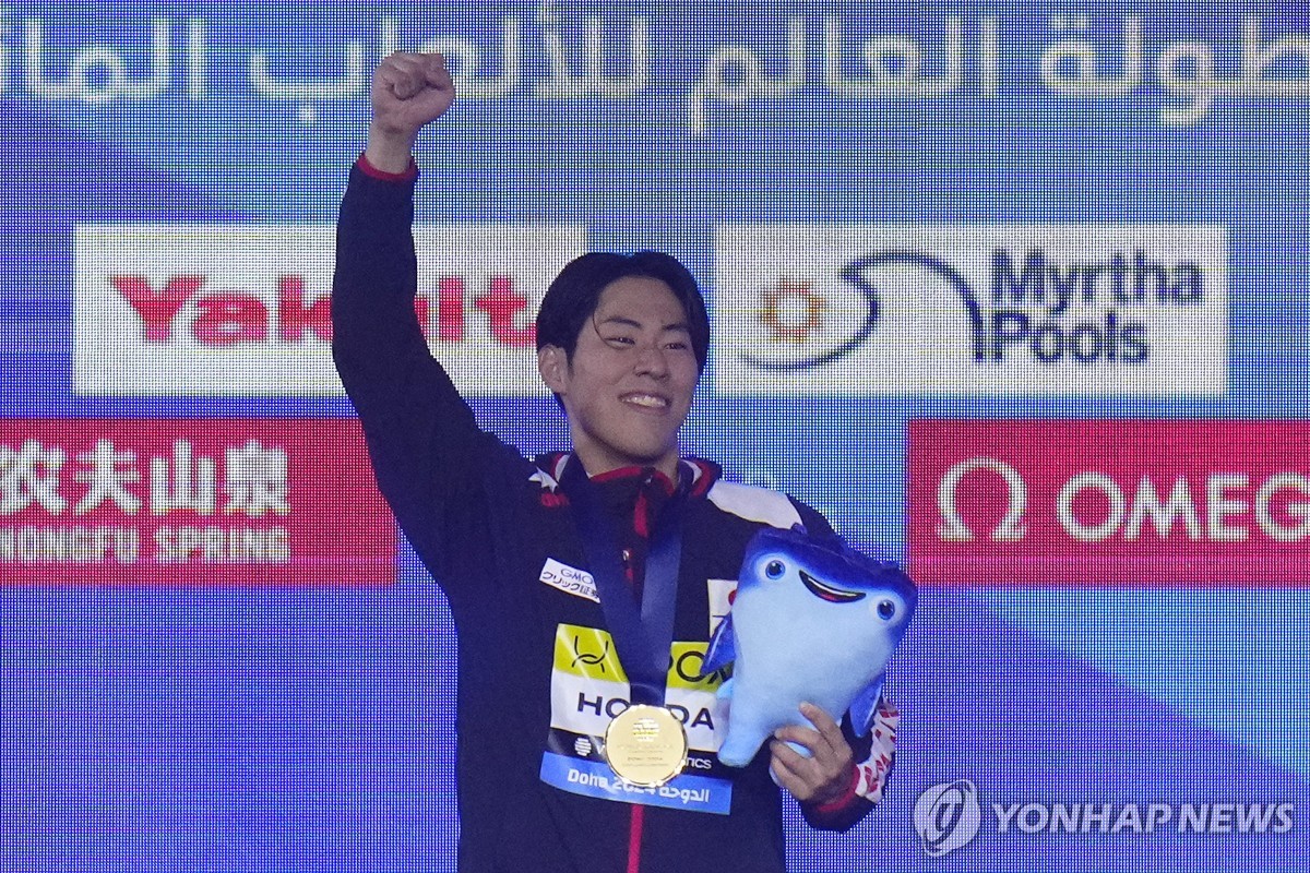 위펜, 남자 자유형 800ｍ 우승…아일랜드 수영 사상 첫 금메달