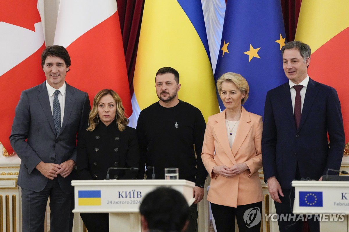 우크라, 이탈리아와 안보 협정…캐나다는 3조원 지원 약속