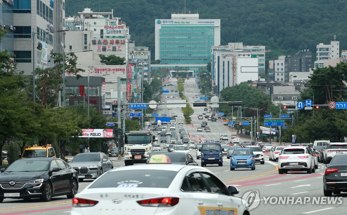 원주시, 2023년 교통문화지수 실태조사 2위…전국평균 웃돌아