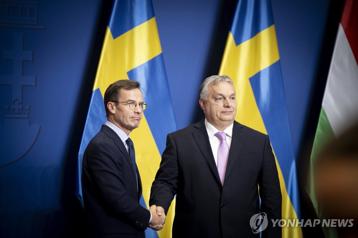 스웨덴, 나토 32번째 회원국된다…헝가리, 비준안 가결(종합)