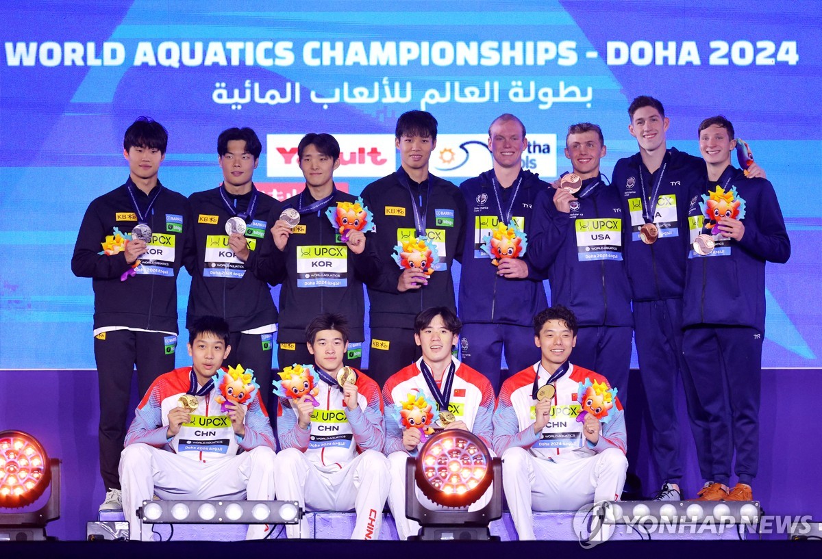 '세계선수권 2위' 한국수영 황금세대, 영그는 올림픽 메달의 꿈