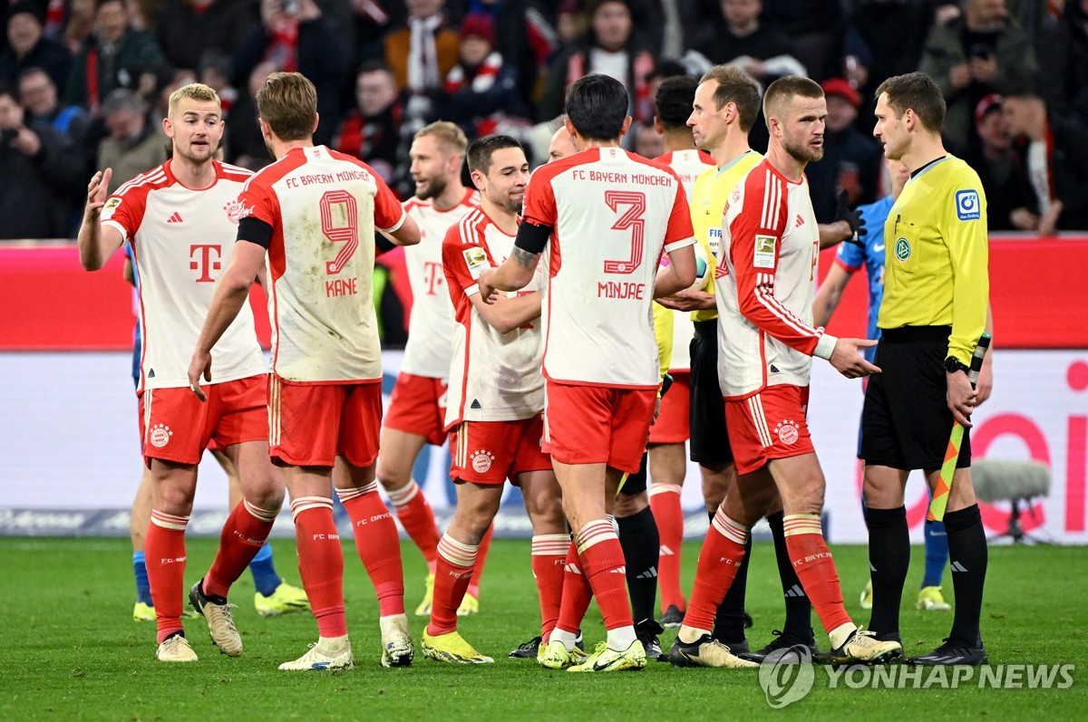 '김민재 교체출전' 뮌헨, 라이프치히에 2-1 승…케인 멀티골