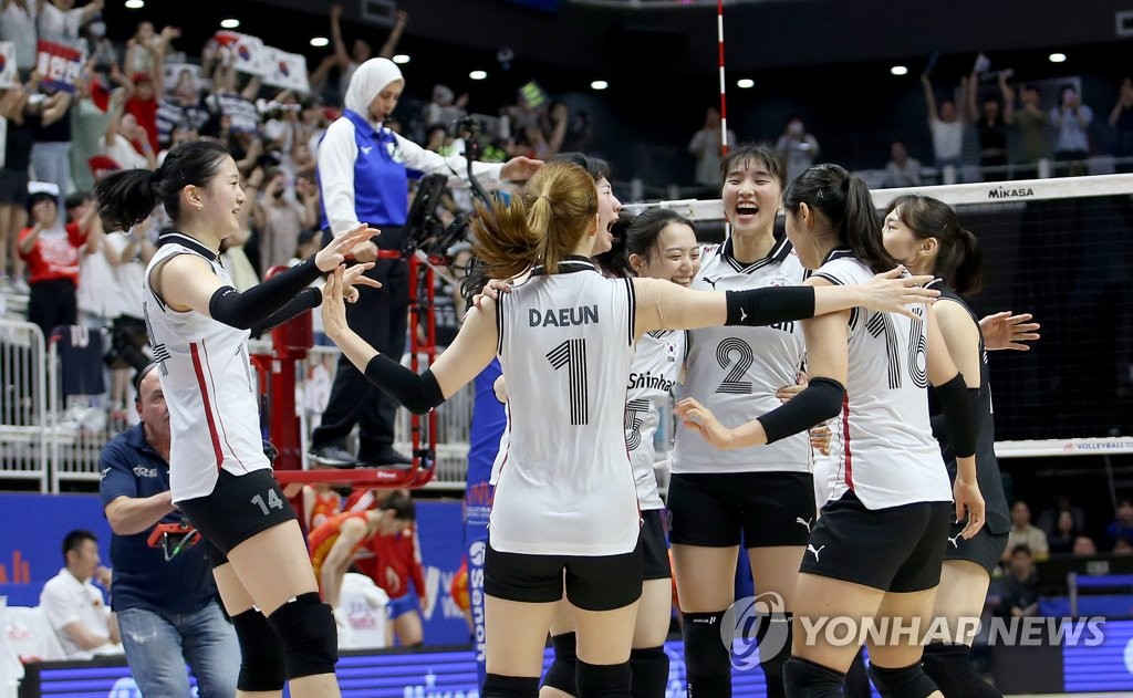 한국 여자배구, 2025년에도 발리볼네이션스리그 참가 확정