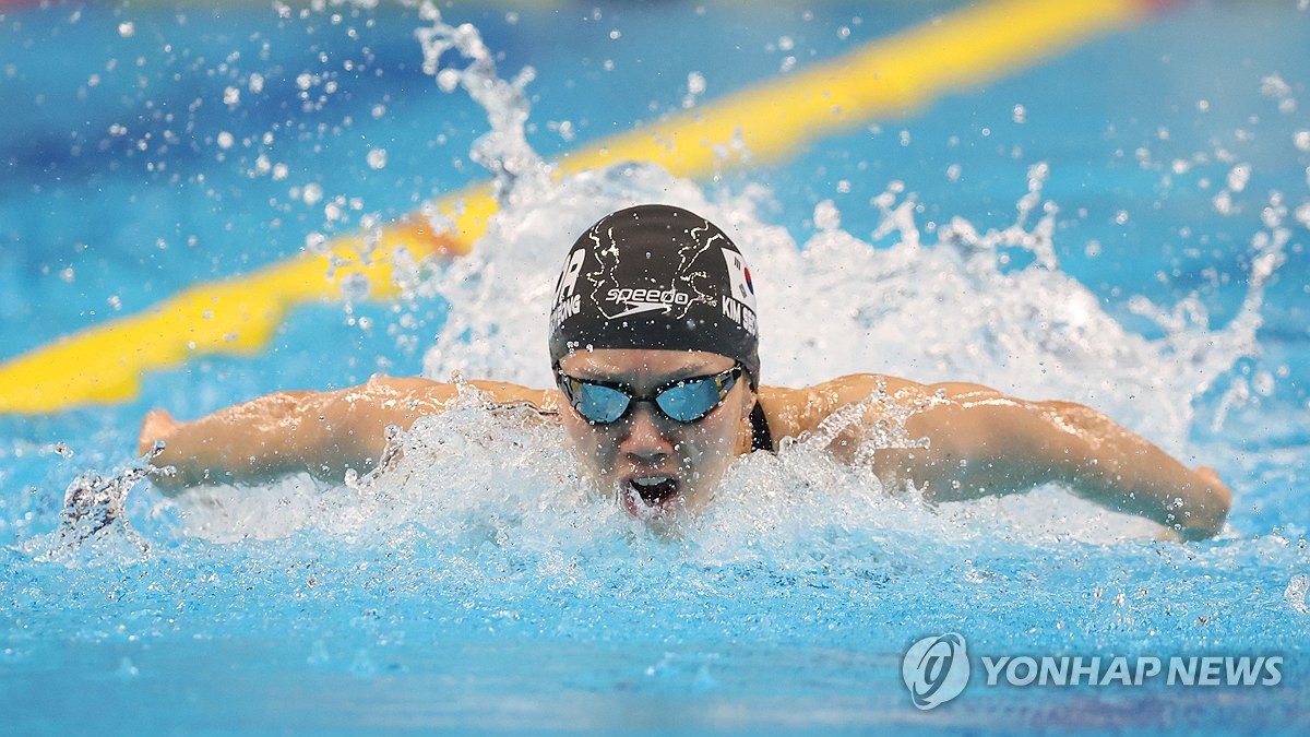 백인철, 세계수영 접영 50ｍ 결승행…"한국 최초라 뿌듯해"(종합)