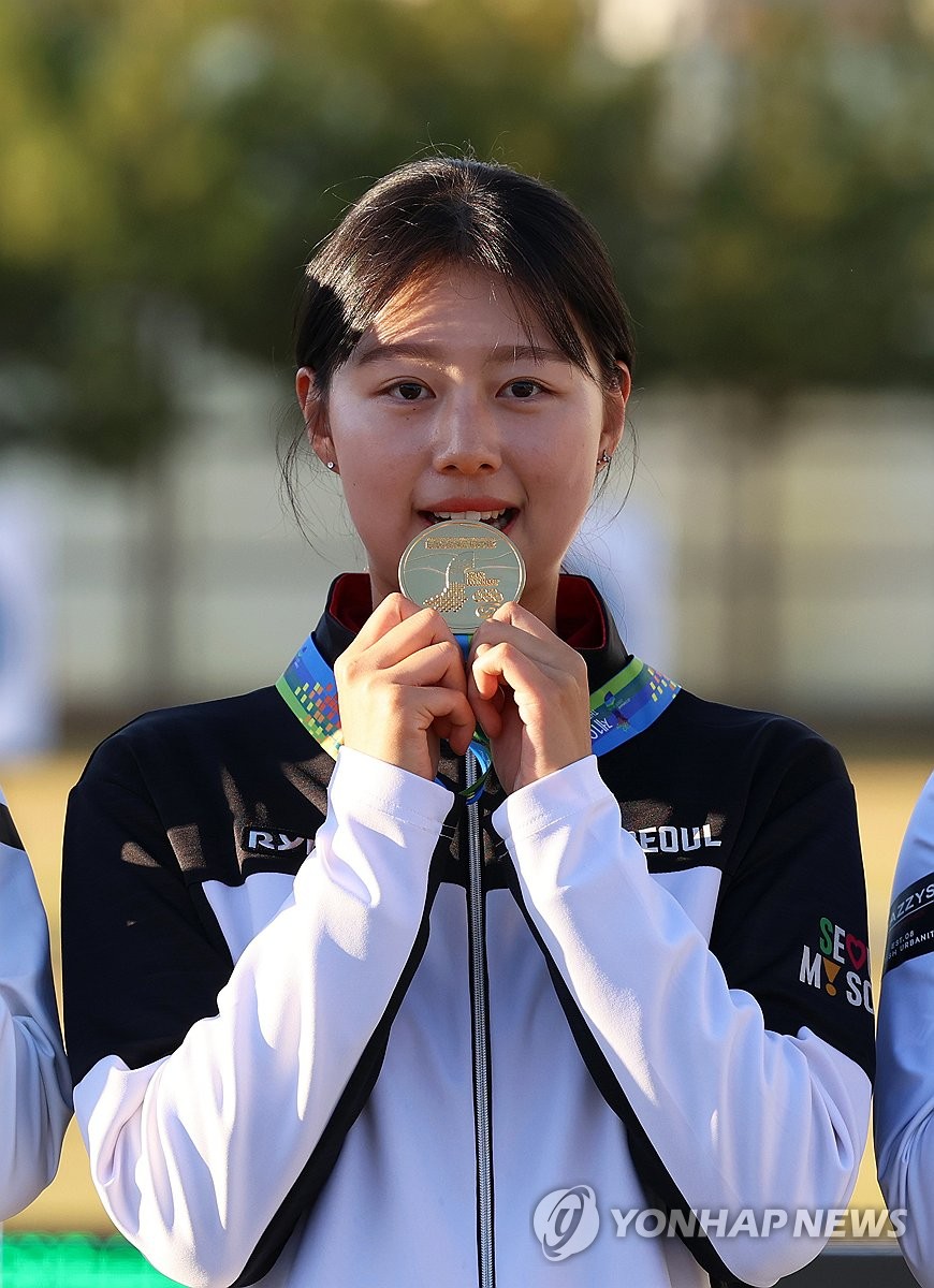 70회 대한체육회 체육대상에 항저우 AG 양궁 3관왕 임시현