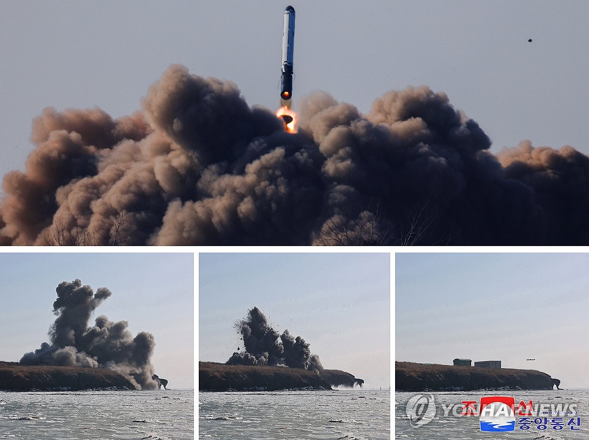 북한 "어제 순항미사일 초대형전투부 위력 시험 진행"(종합)