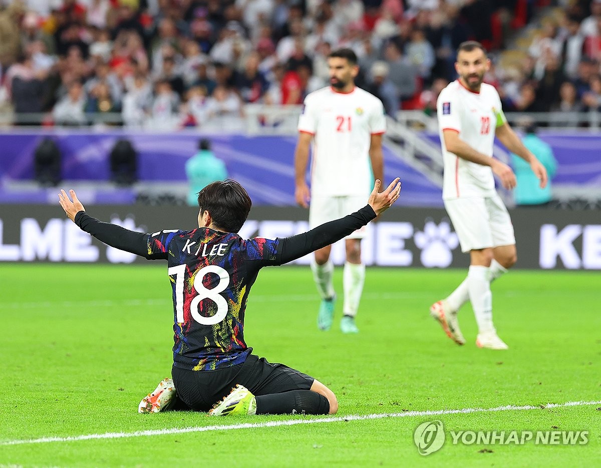 한국축구, 요르단에 0-2 충격패…64년만의 아시안컵 우승 물거품(종합)