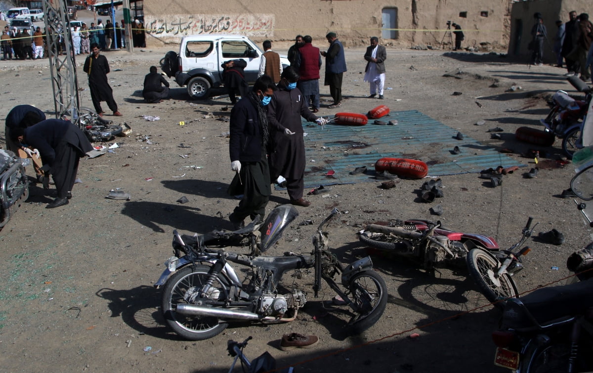 폭탄 테러가 발생한 파키스탄./사진=REUTERS