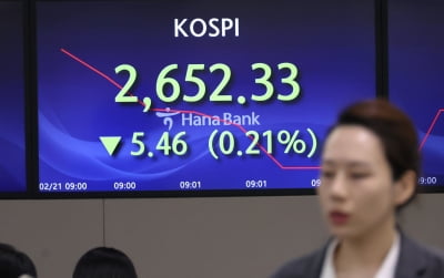 코스피, 엔비디아 실적·FOMC 의사록 경계감에 이틀째 하락